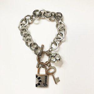 Guess Silver Metallic Bracelet